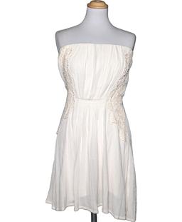 robe courte MAJE 36 - T1 - S Blanc