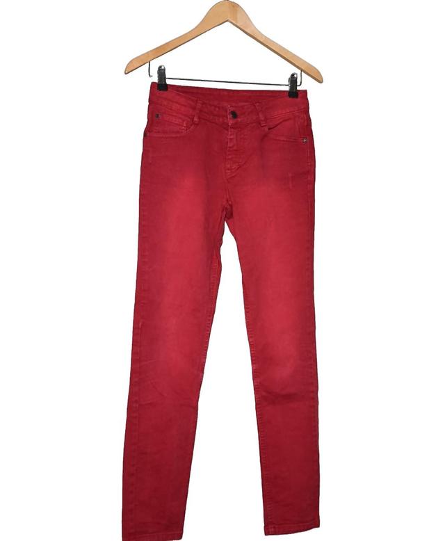 pantalon slim femme COMPTOIR DES COTONNIERS 34 - T0 - XS Rouge