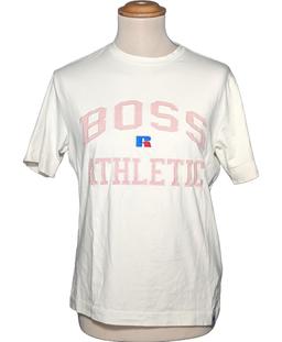 t-shirt manches courtes HUGO BOSS 34 - T0 - XS Blanc