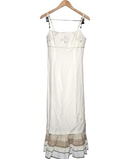 robe longue PAUL BRIAL 38 - T2 - M Blanc