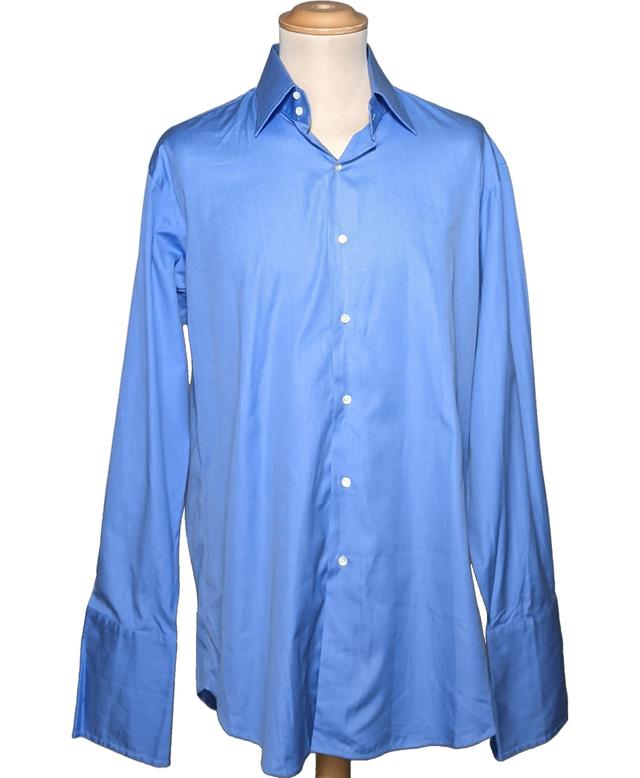 chemise manches longues ALAIN FIGARET 42 - T4 - L/XL Bleu