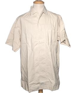 chemise manches courtes CERRUTI 40 - T3 - L Beige