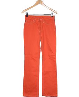 pantalon droit femme RALPH LAUREN 36 - T1 - S Orange