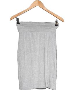 jupe mi longue AMERICAN APPAREL 38 - T2 - M Gris