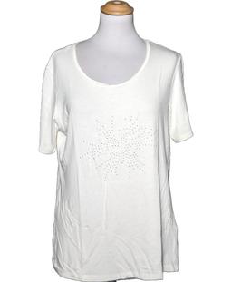 top manches courtes DAMART 42 - T4 - L/XL Blanc