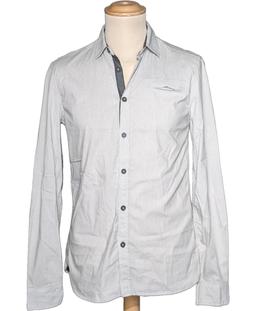 chemise manches longues BONOBO 38 - T2 - M Gris