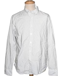 chemise manches longues LEVI'S 38 - T2 - M Blanc