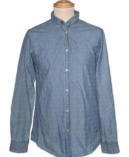 chemise manches longues JACK AND JONES 36 - T1 - S Bleu