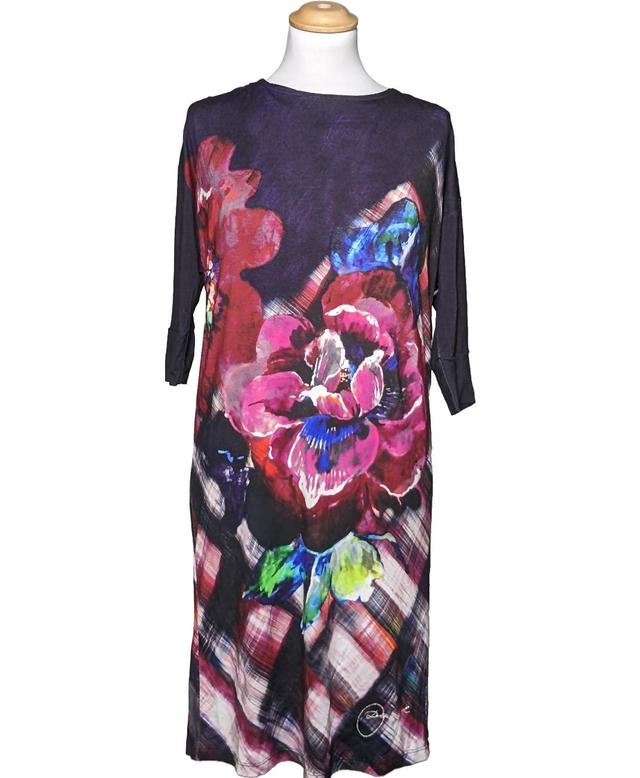 robe mi-longue DESIGUAL 40 - T3 - L Noir