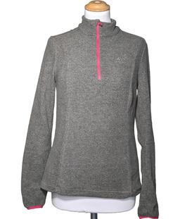 sweat femme DECATHLON 36 - T1 - S Gris