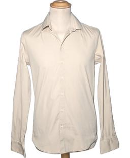 chemise manches longues DEVRED 38 - T2 - M Beige