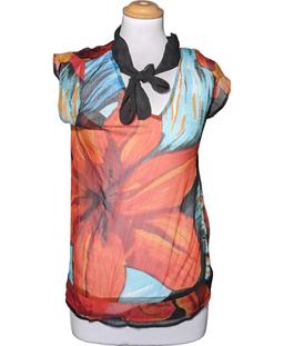 blouse DESIGUAL 36 - T1 - S Rouge