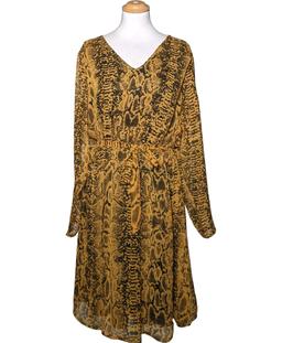 robe mi-longue ICHI 40 - T3 - L Jaune