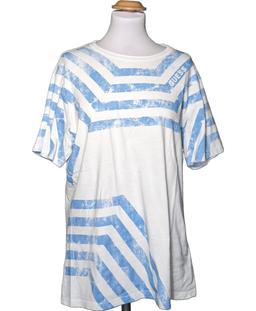 top manches courtes GUESS 42 - T4 - L/XL Blanc