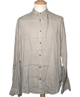 chemise manches longues IKKS 42 - T4 - L/XL Gris