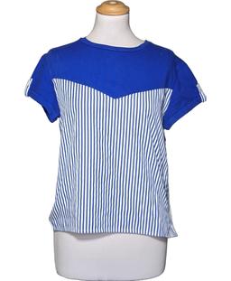 top manches courtes CLAUDIE PIERLOT 36 - T1 - S Bleu