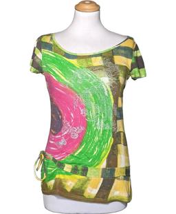 top manches courtes DESIGUAL 34 - T0 - XS Vert