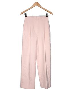 pantalon droit femme SANDRO 34 - T0 - XS Rose