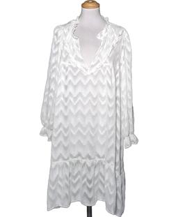 robe mi-longue IKKS 38 - T2 - M Blanc