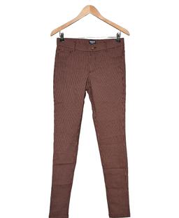 pantalon slim femme BONOBO 40 - T3 - L Marron