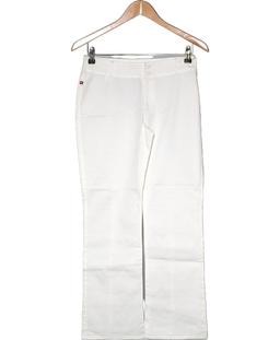 pantalon droit femme REPLAY 38 - T2 - M Blanc