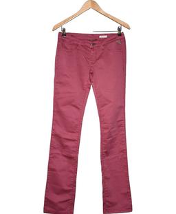 pantalon bootcut femme REPLAY 38 - T2 - M Rouge