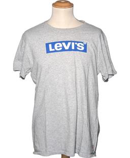 t-shirt manches courtes LEVI'S 40 - T3 - L Gris