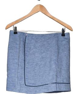 jupe courte SANDRO 38 - T2 - M Bleu