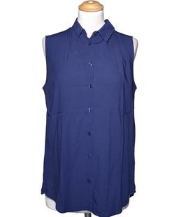 chemise UNIQLO 38 - T2 - M Bleu