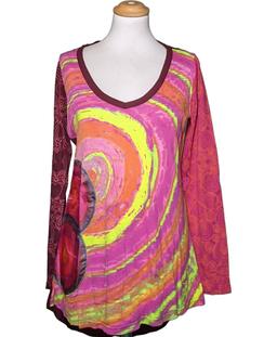 top manches longues DESIGUAL 42 - T4 - L/XL Rose