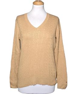 pull femme TOMMY HILFIGER 38 - T2 - M Beige