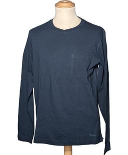 t-shirt manches longues MASSIMO DUTTI 40 - T3 - L Bleu