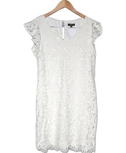 robe courte 1.2.3 38 - T2 - M Blanc