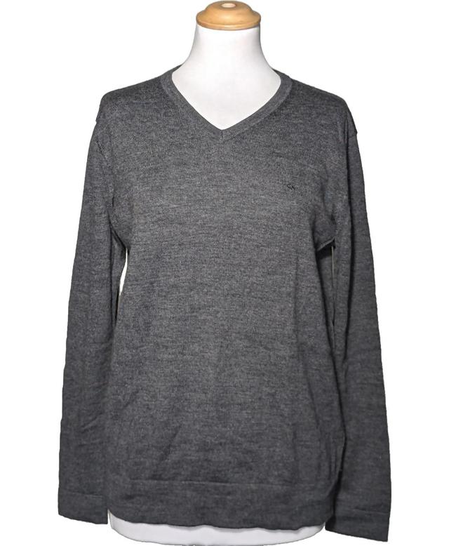 pull homme CALVIN KLEIN 36 - T1 - S Gris