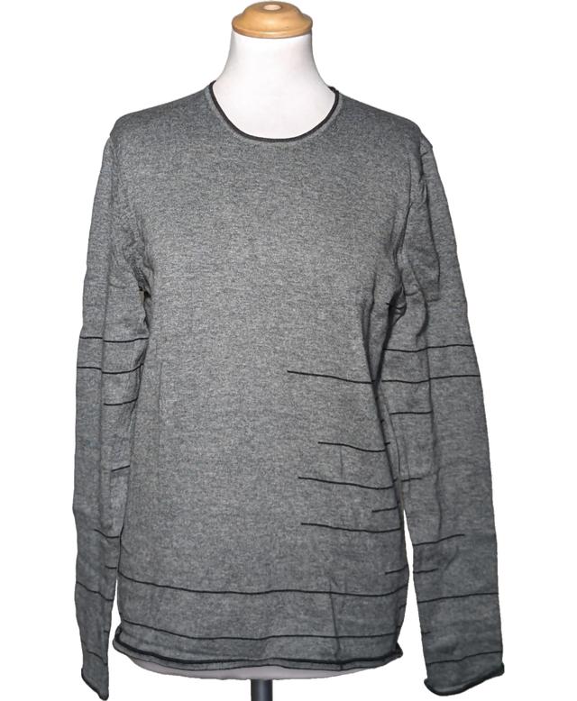 pull homme IKKS 36 - T1 - S Gris