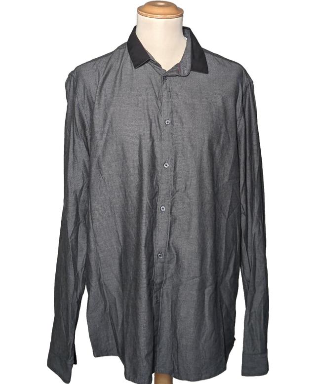 chemise manches longues CARNET DE VOL 46 - T6 - XXL Gris