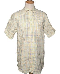 chemise manches courtes FACONNABLE 38 - T2 - M Jaune