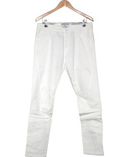 pantalon droit femme LA FEE MARABOUTEE 42 - T4 - L/XL Blanc