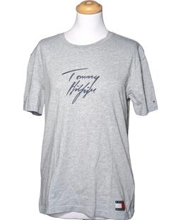 top manches courtes TOMMY HILFIGER 38 - T2 - M Gris