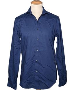 chemise manches longues CALVIN KLEIN 38 - T2 - M Bleu