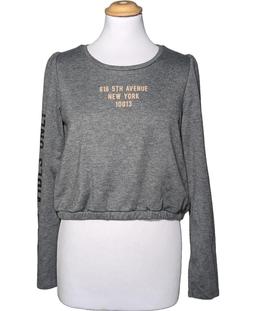 sweat femme IKKS 40 - T3 - L Gris