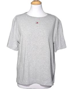 top manches courtes TOMMY HILFIGER 40 - T3 - L Gris