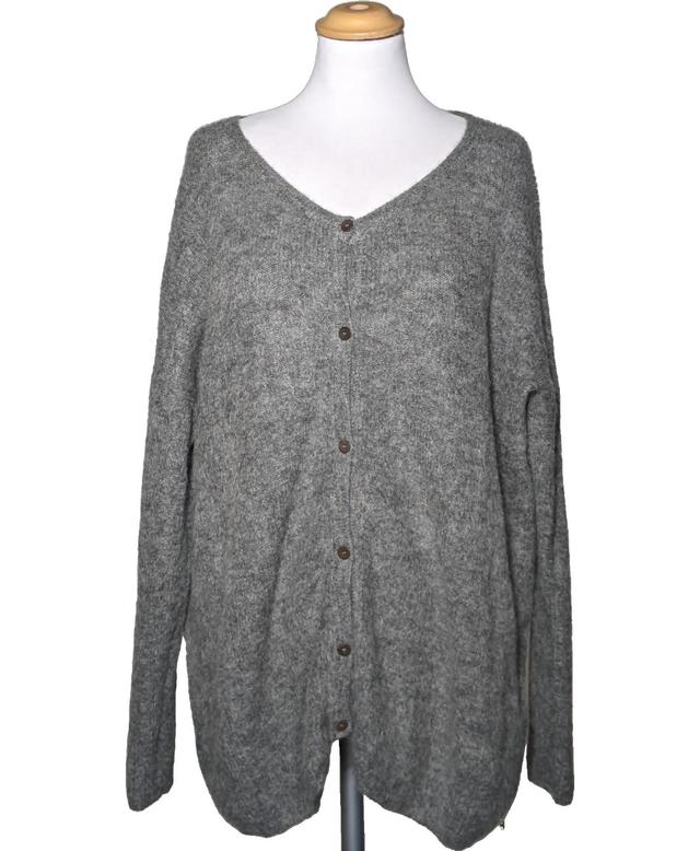 gilet femme DES PETITS HAUTS 40 - T3 - L Gris