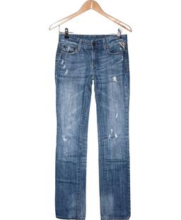 jean droit femme REPLAY 36 - T1 - S Bleu