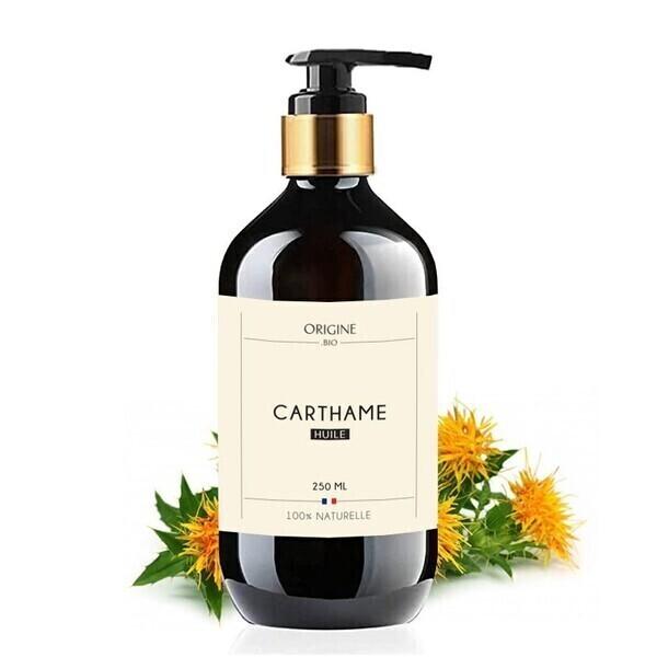 Huile de Carthame - Origine Bio - Huile végétale cosmétique