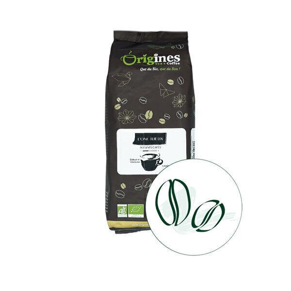 Café Bio L'Onctueux - Blend Pur Arabica - Grain 1kg