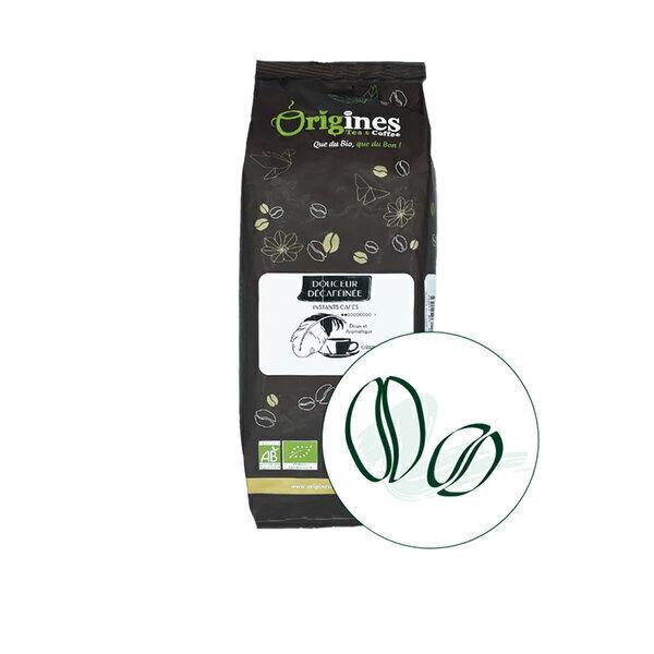 Café Bio Douceur Décaféinée - Blend Pur Arabica - Grain 1kg