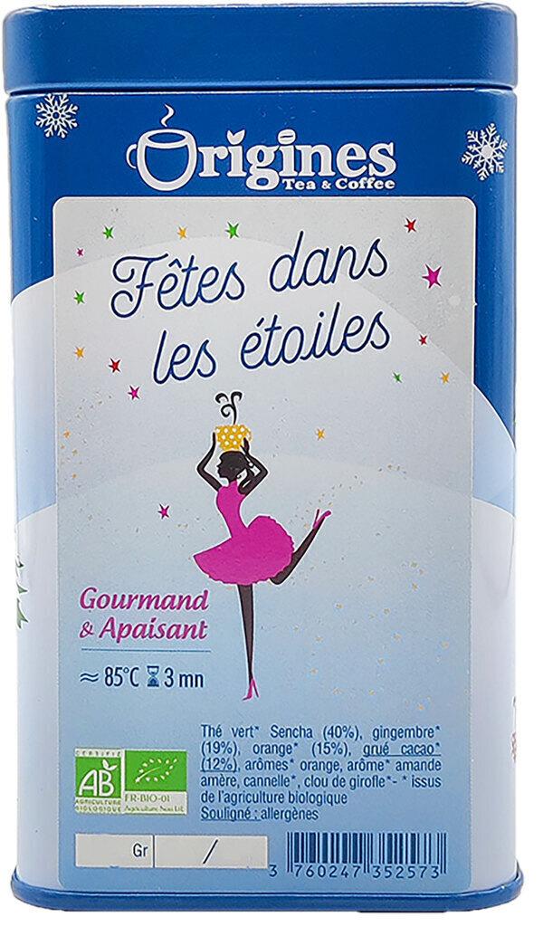 Thé Vert Bio Fêtes dans les àtoiles - Boîte Métal - 100g