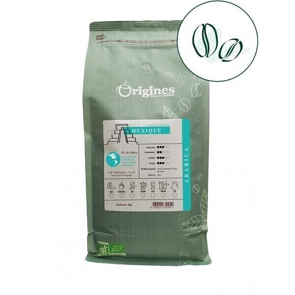 Café Bio Mexique - Pur Arabica - Grain 1kg