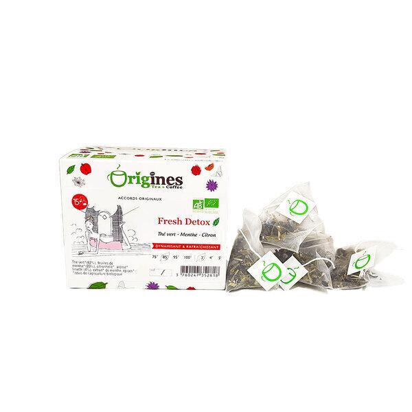 Thé Vert Bio Fresh Detox - Chine - Infusettes x15